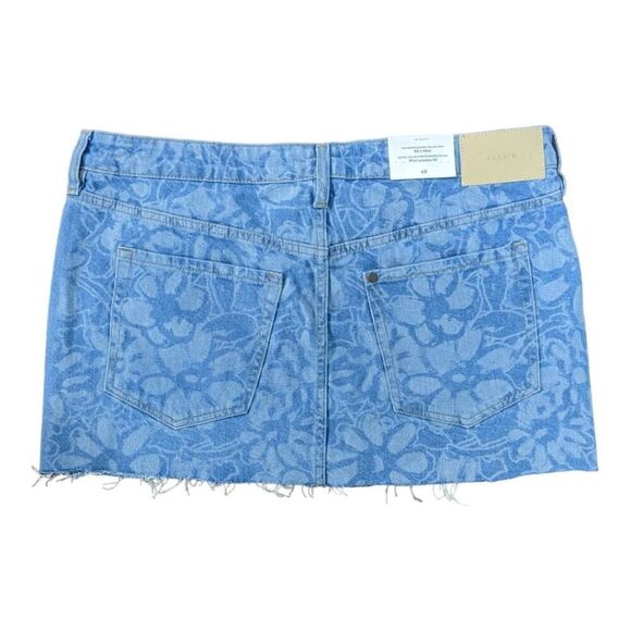 NWT H&M The Water Saving Collection 90's Mini Skirt - Picture 2 of 10